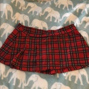 Tilted Kilt Uniform Skirt